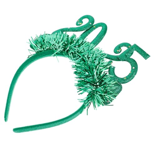 HOLIDYOYO 2025 Stirnband Neujahr Haarschmuck Vorabend Funkeln Glitzernde Haarreifen Erwachsene Urlaub Party Grün Tiara Aufdecken Lametta Mädchen Stirnbänder Dekoration Jahre Stoff Green HOLIDYOYO 2025 Stirnband Neujahr Haarschmuck Vorabend Funkeln Glitzernde Haarreifen Erwachsene Urlaub Party Grün Tiara Aufdecken Lametta Mädchen Stirnbänder Dekoration Jahre Stoff Green von HOLIDYOYO
