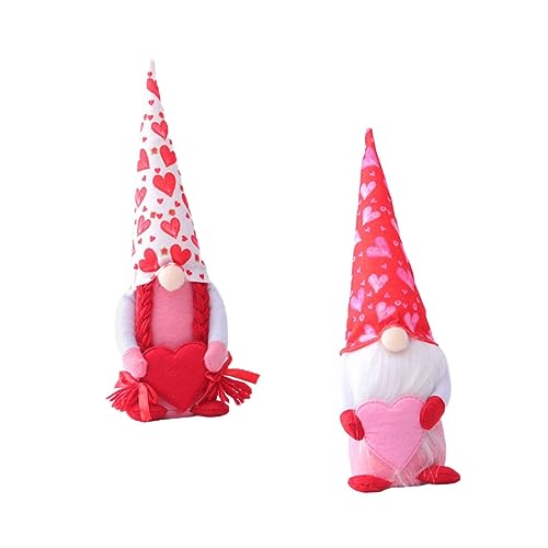 HOLIDYOYO 2stücke Valentinstag GNOME Deko Gesichtslose Puppen Für Romantische Wohnaccessoires Und Tischdekoration Für Liebevolle Und Festliche Anlässe HOLIDYOYO 2stücke Valentinstag GNOME Deko Gesichtslose Puppen Für Romantische Wohnaccessoires Und Tischdekoration Für Liebevolle Und Festliche Anlässe von HOLIDYOYO