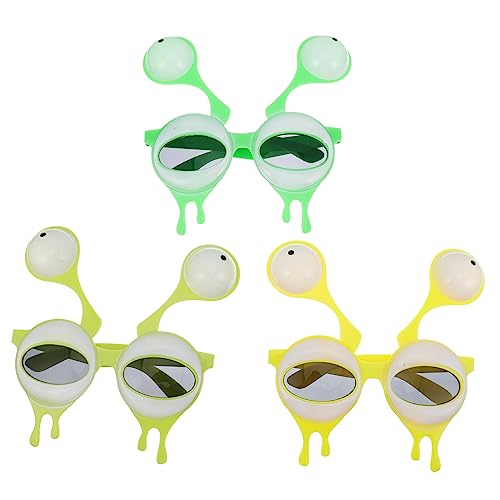 HOLIDYOYO 3 Paare lustige sonnenbrille lustige partyversorgung Neuheit Geburtstag Sonnenbrille Lustiges Partyzubehör lustige -Brille karneval party brille Stk Zufällige Farbe von HOLIDYOYO
