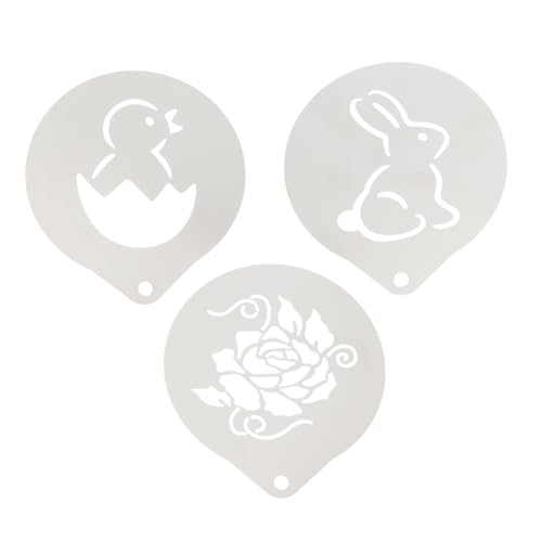 HOLIDYOYO 3 Stück Kaffee-Latte-Form Cafe schablonen für cappuccino coffee lover kaffeegeschenk tortendeko firmung kuchendekoration Cappuccino-Vorlage Kaffee-Vorlagen Rostfreier Stahl Silver HOLIDYOYO 3 Stück Kaffee-Latte-Form Cafe schablonen für cappuccino coffee lover kaffeegeschenk tortendeko firmung kuchendekoration Cappuccino-Vorlage Kaffee-Vorlagen Rostfreier Stahl Silver von HOLIDYOYO