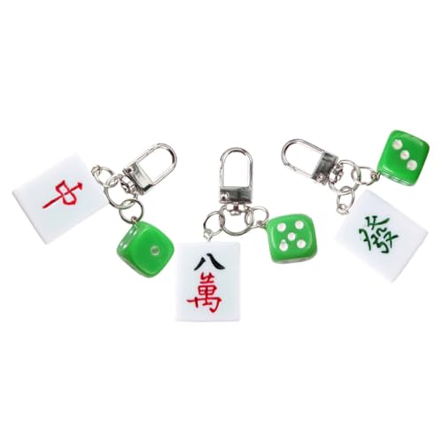 HOLIDYOYO 3 Stück Mahjong-Schlüsselanhänger Gold Tasche hängende Dekoration Glücks-Mahjong-Schlüsseldekor DIY-Anhänger Schlüsselbundanhänger einzigartiger Schlüsselanhänger Metall HOLIDYOYO 3 Stück Mahjong-Schlüsselanhänger Gold Tasche hängende Dekoration Glücks-Mahjong-Schlüsseldekor DIY-Anhänger Schlüsselbundanhänger einzigartiger Schlüsselanhänger Metall von HOLIDYOYO