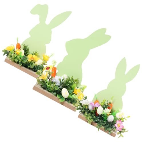 HOLIDYOYO 3 Stück Osterei-Hasen-Verzierung Frühling dekorativ Osterdeko für zu Hause Rustikale Osterschilder büro Dekoration Easter Bunny -Holzschild Osterdekoration aus Holz Plastik HOLIDYOYO 3 Stück Osterei-Hasen-Verzierung Frühling dekorativ Osterdeko für zu Hause Rustikale Osterschilder büro Dekoration Easter Bunny -Holzschild Osterdekoration aus Holz Plastik von HOLIDYOYO