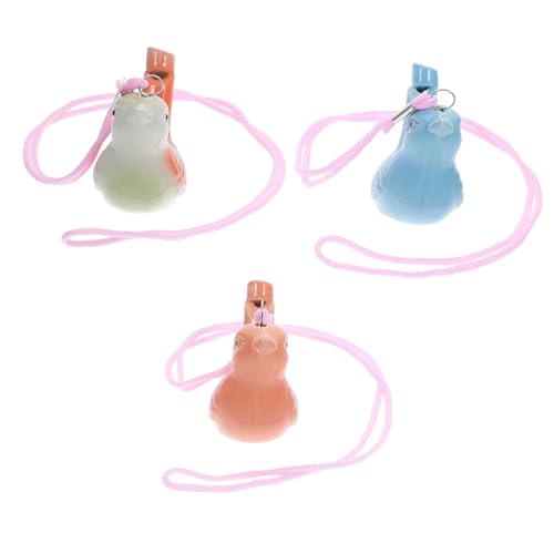 HOLIDYOYO 3 Stück Wasservogelpfeife Musikalische Vogelrufpfeife Mit Lanyards Pfeifen Für Kinder Erwachsene Keramik Tier Krachmacher Spielzeug Für Geburtstag Weihnachten Halloween HOLIDYOYO 3 Stück Wasservogelpfeife Musikalische Vogelrufpfeife Mit Lanyards Pfeifen Für Kinder Erwachsene Keramik Tier Krachmacher Spielzeug Für Geburtstag Weihnachten Halloween von HOLIDYOYO