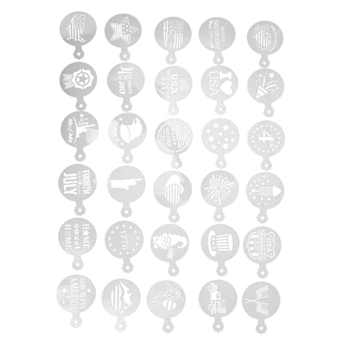 HOLIDYOYO 30 Stück Kaffee Latte Kunstvorlage Schablone Wiederverwendbar Fondant Tropfen Diy-kaffeevorlagen Malvorlagen Kaffee-vorlagen Kreative Kaffeevorlagen Weiß Haustiermaterial HOLIDYOYO 30 Stück Kaffee Latte Kunstvorlage Schablone Wiederverwendbar Fondant Tropfen Diy-kaffeevorlagen Malvorlagen Kaffee-vorlagen Kreative Kaffeevorlagen Weiß Haustiermaterial von HOLIDYOYO