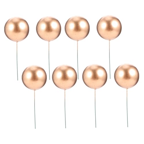 HOLIDYOYO 36 Stück Kuchen Dekorative Kugeln Hochzeit Topper Cupcake-bällchen-picks Oh Party Erste Rosa Schnell Cupcake -dekorationen Golddekor Golden Schaum HOLIDYOYO 36 Stück Kuchen Dekorative Kugeln Hochzeit Topper Cupcake-bällchen-picks Oh Party Erste Rosa Schnell Cupcake -dekorationen Golddekor Golden Schaum von HOLIDYOYO