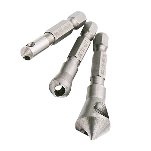 HOLIDYOYO 3Stücke Entgrat Teiliges Entgratungswerkzeug Bohrer Für Präzises Entgraten Für Metallbearbeitung Und Holzverarbeitung Langlebig HOLIDYOYO 3Stücke Entgrat Teiliges Entgratungswerkzeug Bohrer Für Präzises Entgraten Für Metallbearbeitung Und Holzverarbeitung Langlebig von HOLIDYOYO