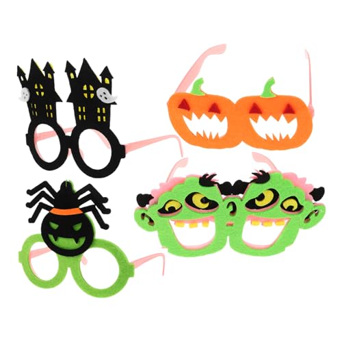 HOLIDYOYO 4 Stück Halloween Kinderbrillen mit Leuchteffekt Witzige Neon Pumpkin und Spinnen Rahmen Lustige Partybrillen für Kostüme und Fotos für Halloween Nacht und Festival HOLIDYOYO 4 Stück Halloween Kinderbrillen mit Leuchteffekt Witzige Neon Pumpkin und Spinnen Rahmen Lustige Partybrillen für Kostüme und Fotos für Halloween Nacht und Festival von HOLIDYOYO