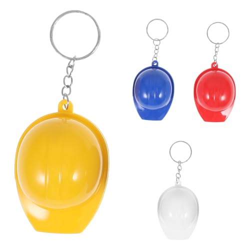 HOLIDYOYO 4 Stück Schutzhelm-Schlüsselanhänger Party Stichworte bunt Schlüsselanhänger Flaschenöffner kunststoff Männer Schlüsselanhänger für Schlüssel Schlüsselanhänger süß Plastik von HOLIDYOYO