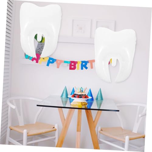 HOLIDYOYO 4 Stück Teiliges Gebiss Zahnbürsten Folienballon Große Weiße Zahnballons und Bunte Zahnbürsten Dekoration für Zahnmediziner Abschlussfeiern Party Lernveranstaltungen HOLIDYOYO 4 Stück Teiliges Gebiss Zahnbürsten Folienballon Große Weiße Zahnballons und Bunte Zahnbürsten Dekoration für Zahnmediziner Abschlussfeiern Party Lernveranstaltungen von HOLIDYOYO
