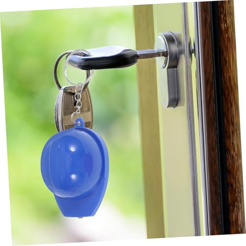 HOLIDYOYO 4 Stück Teiliges Helm Schlüsselanhänger mit Flaschenöffner Bunte Anhänger für Taschen und Schlüssel Kreatives Design Robustes Material Vielseitig als für Bau und Partyliebhaber von HOLIDYOYO