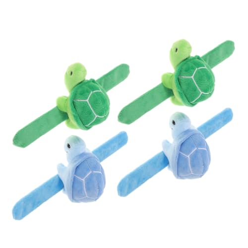 HOLIDYOYO 4 Stück Teiliges Kuscheltier Turtle Slap Bracelets mit Baumwollfüllung Weiche Plüsch Snap Armbänder Vielseitig für Geburtstagsfeiern Feiertage und Alltag Komfortabel und Dekorativ HOLIDYOYO 4 Stück Teiliges Kuscheltier Turtle Slap Bracelets mit Baumwollfüllung Weiche Plüsch Snap Armbänder Vielseitig für Geburtstagsfeiern Feiertage und Alltag Komfortabel und Dekorativ von HOLIDYOYO