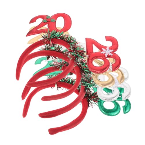 HOLIDYOYO 4 Stück Teiliges Neujahrs-stirnband mit Glitzer Buntes Party-accessoire für Silvesterfeiern Festliches Haarband für Weihnachts Jahreswechsel-events Geeignet für Feiern HOLIDYOYO 4 Stück Teiliges Neujahrs-stirnband mit Glitzer Buntes Party-accessoire für Silvesterfeiern Festliches Haarband für Weihnachts Jahreswechsel-events Geeignet für Feiern von HOLIDYOYO
