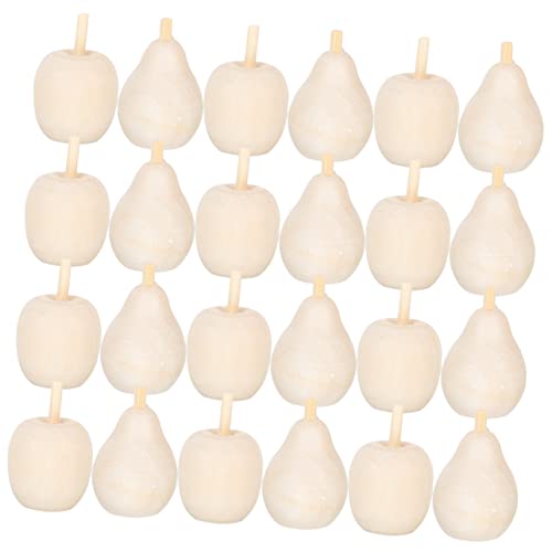 HOLIDYOYO 40 Stück Teiliges DIY Holzfrucht Bastelset Unbehandelte Holzfiguren zum Bemalen Kreatives für Bastelprojekte und Dekorationen HOLIDYOYO 40 Stück Teiliges DIY Holzfrucht Bastelset Unbehandelte Holzfiguren zum Bemalen Kreatives für Bastelprojekte und Dekorationen von HOLIDYOYO