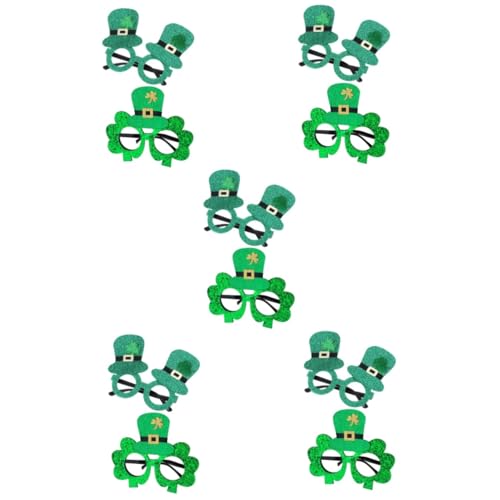HOLIDYOYO 10stücke Patrick's Day Clown Brille Mit Kleeblatt Design Lustige Kostüm Accessoires Für Irische Partys Und Feiern Für Fotorequisiten Und Geburtstagsfeiern HOLIDYOYO 10stücke Patrick's Day Clown Brille Mit Kleeblatt Design Lustige Kostüm Accessoires Für Irische Partys Und Feiern Für Fotorequisiten Und Geburtstagsfeiern von HOLIDYOYO