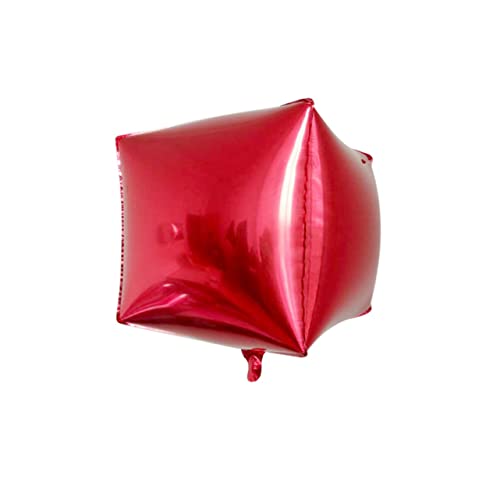 HOLIDYOYO 5 Stück 24 24-zoll-ballons Partydekorationen Geburtstagsdekoration Gold Film Quadratischer Ballon Für Aluminium Hochzeitsdeko Würfel Folienballons Partyzubehör Rot HOLIDYOYO 5 Stück 24 24-zoll-ballons Partydekorationen Geburtstagsdekoration Gold Film Quadratischer Ballon Für Aluminium Hochzeitsdeko Würfel Folienballons Partyzubehör Rot von HOLIDYOYO