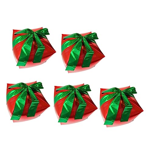 HOLIDYOYO 5 Stück Ballon Aus Aluminiumfolie Weihnachtsballons Aus Aluminium Fest Weihnachtsfeier Party Lieferungen Dekorationen Weihnachtsgeschenke Weihnachtsgeschenkballons HOLIDYOYO 5 Stück Ballon Aus Aluminiumfolie Weihnachtsballons Aus Aluminium Fest Weihnachtsfeier Party Lieferungen Dekorationen Weihnachtsgeschenke Weihnachtsgeschenkballons von HOLIDYOYO