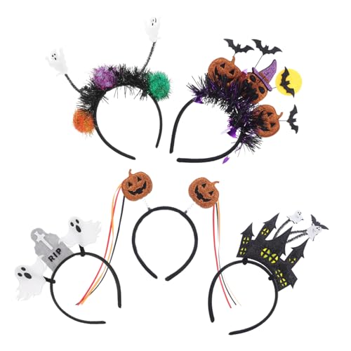 HOLIDYOYO 5 Stück Halloween-Stirnband Halloween-Zubehör für Frauen Kopfbedeckung für Partykostüme Cosplay-Stirnbänder Tierstirnbänder Papier HOLIDYOYO 5 Stück Halloween-Stirnband Halloween-Zubehör für Frauen Kopfbedeckung für Partykostüme Cosplay-Stirnbänder Tierstirnbänder Papier von HOLIDYOYO