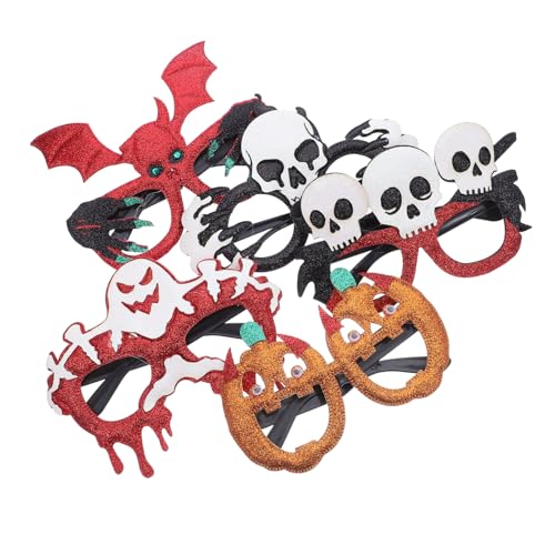 HOLIDYOYO 5 Stück Halloween-brillen: Gruseliger Kürbis- - -brillenrahmen, Lustige Sonnenbrille, Halloween-party-zubehör Für Cosplay-dekorationen HOLIDYOYO 5 Stück Halloween-brillen: Gruseliger Kürbis- - -brillenrahmen, Lustige Sonnenbrille, Halloween-party-zubehör Für Cosplay-dekorationen von HOLIDYOYO