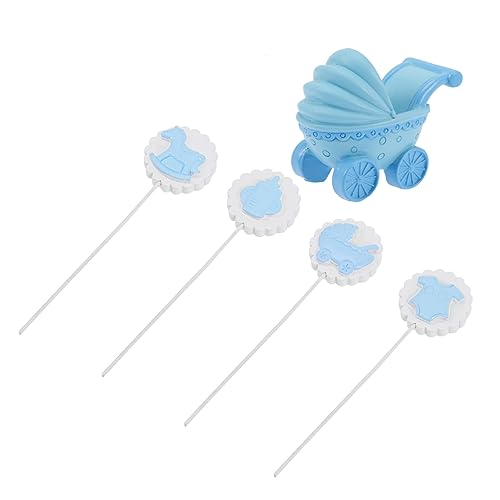 HOLIDYOYO 5 Stücke Kinderwagen Kuchen Baby Dusche Topper Für Baby Geburtstag Partei Liefert von HOLIDYOYO