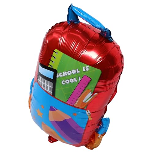 HOLIDYOYO 5 Stück Teiliges Back To School Ballon aus Aluminiumfolie Schultaschenförmige Kinderfreundliche Dekoration für Klassenzimmer und Kindergarten Wiederverwendbar Leicht Aufzublasen HOLIDYOYO 5 Stück Teiliges Back To School Ballon aus Aluminiumfolie Schultaschenförmige Kinderfreundliche Dekoration für Klassenzimmer und Kindergarten Wiederverwendbar Leicht Aufzublasen von HOLIDYOYO