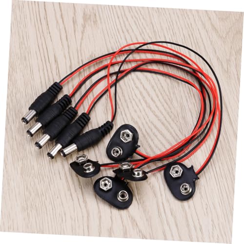 HOLIDYOYO 5 Stück Teiliges Dc stecker Kompatibel für Multimeter LED streifen Alarmgeräte Langlebiger Batterieverbinder für Sichere Stromverbindung HOLIDYOYO 5 Stück Teiliges Dc stecker Kompatibel für Multimeter LED streifen Alarmgeräte Langlebiger Batterieverbinder für Sichere Stromverbindung von HOLIDYOYO