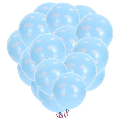 HOLIDYOYO 50 Stück 12 Blauer himmel wolken ballon - Luftballons - Latexballons - Blaue Luftballons Matte Luftballons Dekorationen Geburtstag Partyzubehör Luftballons Ballons bedrucken Blue HOLIDYOYO 50 Stück 12 Blauer himmel wolken ballon - Luftballons - Latexballons - Blaue Luftballons Matte Luftballons Dekorationen Geburtstag Partyzubehör Luftballons Ballons bedrucken Blue von HOLIDYOYO