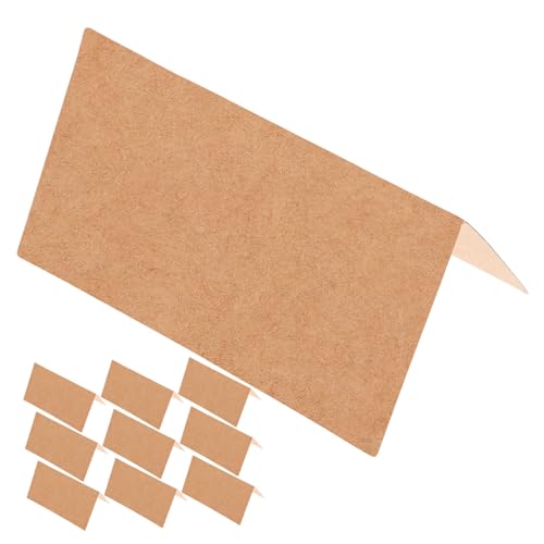 HOLIDYOYO 50 Stück Hochzeit Tischkarten aus Kraftpapier Blanko Namenskarten für Hochzeiten Tischdekoration für Verschiedene Hochzeitsthemen HOLIDYOYO 50 Stück Hochzeit Tischkarten aus Kraftpapier Blanko Namenskarten für Hochzeiten Tischdekoration für Verschiedene Hochzeitsthemen von HOLIDYOYO
