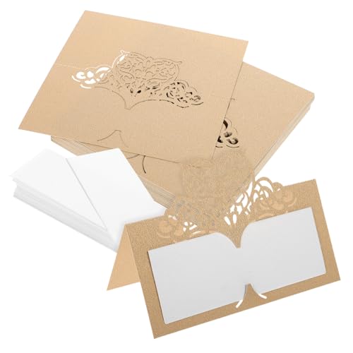 HOLIDYOYO 50 Stück Sitzplatzkarte Papier Namenskarten Für Den Hochzeitstisch Platzkarten Mit Hochzeitsnamen Hochzeitsdekorationen Herz Party Golden Junggesellin Einladung Büfett Gruß Schild HOLIDYOYO 50 Stück Sitzplatzkarte Papier Namenskarten Für Den Hochzeitstisch Platzkarten Mit Hochzeitsnamen Hochzeitsdekorationen Herz Party Golden Junggesellin Einladung Büfett Gruß Schild von HOLIDYOYO