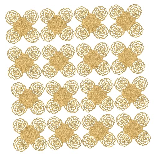 HOLIDYOYO 50 Stück Süßigkeiten Box essbar Papier schokoladenbecher Pergament hochzeitsdekoration pralinenverpackung Becher zum Verpacken von Süßigkeiten Trüffel-Wrap-Einlagen Golden HOLIDYOYO 50 Stück Süßigkeiten Box essbar Papier schokoladenbecher Pergament hochzeitsdekoration pralinenverpackung Becher zum Verpacken von Süßigkeiten Trüffel-Wrap-Einlagen Golden von HOLIDYOYO