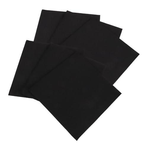 HOLIDYOYO 50 Stück party sachen party supplies Partyzubehör servietten firmung Tischdecken-Servietten groß Geburtstag Abendessen dekorative Papierservietten Hochzeitsdekorationen Black von HOLIDYOYO