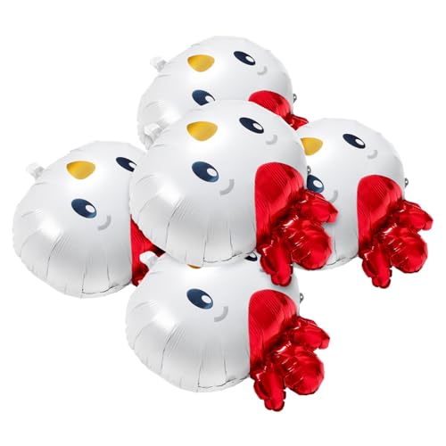 HOLIDYOYO Einfach Aufzublasende Hühnerballons Bauernhof-geburtstagsballons Zahlenballons Babyparty-dekorationen HOLIDYOYO Einfach Aufzublasende Hühnerballons Bauernhof-geburtstagsballons Zahlenballons Babyparty-dekorationen von HOLIDYOYO