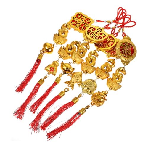 HOLIDYOYO Chinesische Neujahrsdekorationen 6 Stück Schlangen-jahresanhänger Elegante Hängende Ornamente Für Feiern HOLIDYOYO Chinesische Neujahrsdekorationen 6 Stück Schlangen-jahresanhänger Elegante Hängende Ornamente Für Feiern von HOLIDYOYO