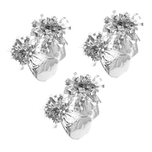 HOLIDYOYO 6 Stück Teiliges Silberne Ballongewichte aus Kunststoff Metallic Beschichtet für Ballonbögen Tischdekorationen und Jubiläumsfeiern Einfach zu Befestigen Stilvolles Design für HOLIDYOYO 6 Stück Teiliges Silberne Ballongewichte aus Kunststoff Metallic Beschichtet für Ballonbögen Tischdekorationen und Jubiläumsfeiern Einfach zu Befestigen Stilvolles Design für von HOLIDYOYO