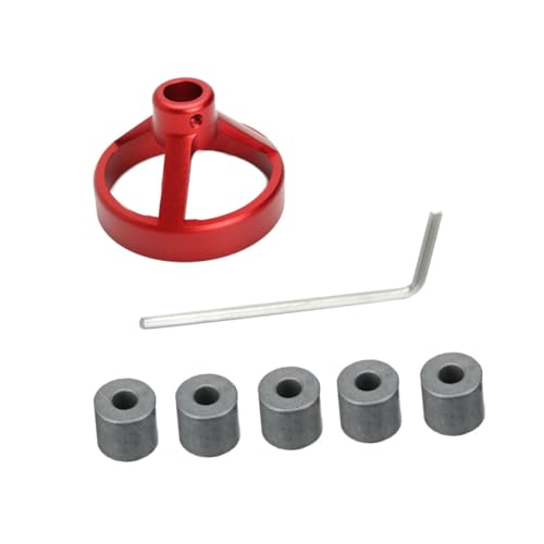 HOLIDYOYO 7 Stück Teiliges Bohrlehren für Holzbearbeitung Bohrführung mit Bohrbuchsen und Schlüssel Präziser Holzbohr Positionierer Rotes Metall Werkzeug für Exakte Lochbohrungen HOLIDYOYO 7 Stück Teiliges Bohrlehren für Holzbearbeitung Bohrführung mit Bohrbuchsen und Schlüssel Präziser Holzbohr Positionierer Rotes Metall Werkzeug für Exakte Lochbohrungen von HOLIDYOYO