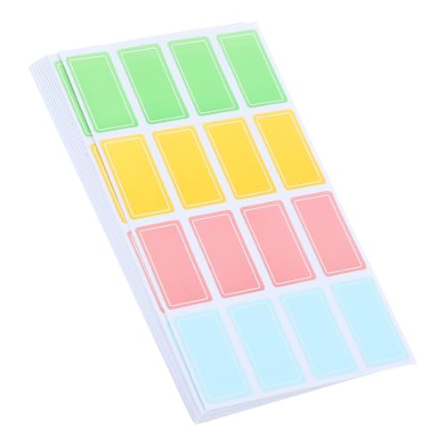 HOLIDYOYO 70 Blatt Selbstklebende Wasserdichte Blanko Etiketten Praktische Beschriftungsaufkleber für Preise und Nummern für Zuhause und Büro HOLIDYOYO 70 Blatt Selbstklebende Wasserdichte Blanko Etiketten Praktische Beschriftungsaufkleber für Preise und Nummern für Zuhause und Büro von HOLIDYOYO