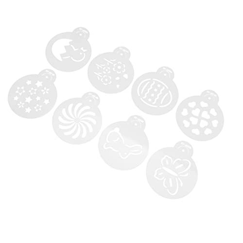 HOLIDYOYO 8 Stück Blumenvorlage Ziehen Kaffeezubehör Espressomaschinen Kaffeeschnitzstift Schablonen Für Die Kuchendekoration Kaffee-latte-art-form Große Schablonen Sirupspender Plastik Weiß HOLIDYOYO 8 Stück Blumenvorlage Ziehen Kaffeezubehör Espressomaschinen Kaffeeschnitzstift Schablonen Für Die Kuchendekoration Kaffee-latte-art-form Große Schablonen Sirupspender Plastik Weiß von HOLIDYOYO
