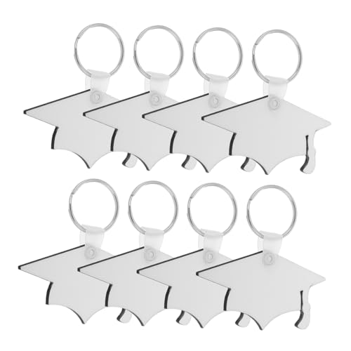 HOLIDYOYO 8pcs Abschlusskappe Schlüsselbund -abschluss -sublimation Caps Cap Dekorationen Für Die Abschluss -abschlusssaison Holzschlüsselkette HOLIDYOYO 8pcs Abschlusskappe Schlüsselbund -abschluss -sublimation Caps Cap Dekorationen Für Die Abschluss -abschlusssaison Holzschlüsselkette von HOLIDYOYO