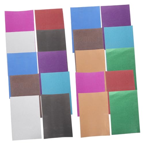 HOLIDYOYO A4 Glitzerpapier Für Bastelarbeiten Buntes DIY Material Mit 10 Klebenden Und 10 Nicht Klebenden Blättern Für Kreative Projekte Und Kunsthandwerk HOLIDYOYO A4 Glitzerpapier Für Bastelarbeiten Buntes DIY Material Mit 10 Klebenden Und 10 Nicht Klebenden Blättern Für Kreative Projekte Und Kunsthandwerk von HOLIDYOYO