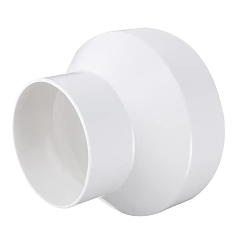 HOLIDYOYO Abgasreduzierer Adapter Auspuffanschluss für Abluftsysteme Hochwertige Verbindung für Küchen Badezimmer und Hlk Anwendungen Robust und Langlebig von HOLIDYOYO