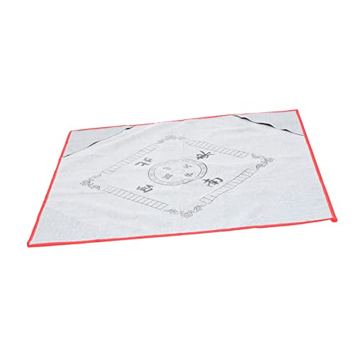 HOLIDYOYO Anti-Slip-Mahjong-Tischdecke Spieltischabdeckung für Beleg Majiang Tischmatte Anti-Rutsch-Tischabdeckung Brettspiel-Tischmatte Spielmatten Stoff Grau Zufällige Farbe von HOLIDYOYO