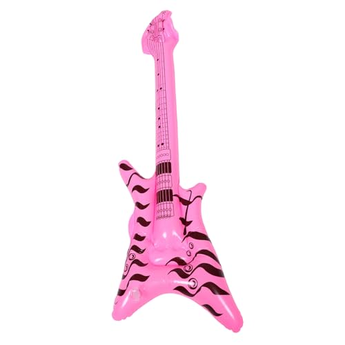 HOLIDYOYO Aufblasbare Gitarre Rock Star Party Deko Fotorequisiten Karneval Rockmusik Zubehör Rosa HOLIDYOYO Aufblasbare Gitarre Rock Star Party Deko Fotorequisiten Karneval Rockmusik Zubehör Rosa von HOLIDYOYO