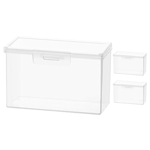 HOLIDYOYO Blanko-Spielkartenetui 3 Stück Durchsichtige Kartendeck-Box Kunststoff-Spielkarten-Aufbewahrungsbox Halter Für Bankkarten Visitenkarten Spielkarten HOLIDYOYO Blanko-Spielkartenetui 3 Stück Durchsichtige Kartendeck-Box Kunststoff-Spielkarten-Aufbewahrungsbox Halter Für Bankkarten Visitenkarten Spielkarten von HOLIDYOYO