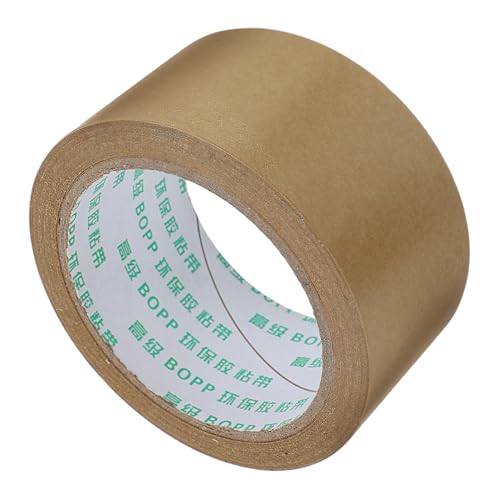 HOLIDYOYO Braunes Kraftpapier Klebeband Stark Haftendes Selbstklebendes Packband Ohne Wasseraktivierung Umweltfreundlich Für Kartonversiegelung Bilderrahmen Verpackung HOLIDYOYO Braunes Kraftpapier Klebeband Stark Haftendes Selbstklebendes Packband Ohne Wasseraktivierung Umweltfreundlich Für Kartonversiegelung Bilderrahmen Verpackung von HOLIDYOYO