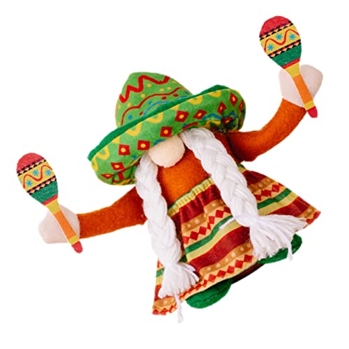 HOLIDYOYO Carnival GNOME Doll Lustige Mexikanische Zwergfigur für Tischdekoration Gesichtslose Puppe für Fröhliche Festlichkeiten und Stilvolle Wohnaccessoires Glücksbringer für Zuhause und HOLIDYOYO Carnival GNOME Doll Lustige Mexikanische Zwergfigur für Tischdekoration Gesichtslose Puppe für Fröhliche Festlichkeiten und Stilvolle Wohnaccessoires Glücksbringer für Zuhause und von HOLIDYOYO