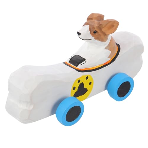 HOLIDYOYO Cartoon Tier Holzfigur Auto Dekoration Niedliches Handgefertigtes Holz-Ornament Hund Für Zuhause Büro Tischdeko Geschenkidee Für Tierliebhaber HOLIDYOYO Cartoon Tier Holzfigur Auto Dekoration Niedliches Handgefertigtes Holz-Ornament Hund Für Zuhause Büro Tischdeko Geschenkidee Für Tierliebhaber von HOLIDYOYO
