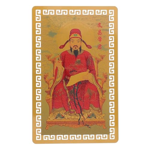 HOLIDYOYO Duijinyu Taisui Amulettkarte Für Heimdekoration Reichtum Und Glück Poliert HOLIDYOYO Duijinyu Taisui Amulettkarte Für Heimdekoration Reichtum Und Glück Poliert von HOLIDYOYO