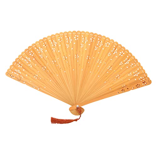 HOLIDYOYO Chinesischer Faltbarer Handfächer aus Stabilem mit Filigranen Hohlmustern Vintage Design Vielseitig für Tanz Performance Party und Sommer Kompakt und Leicht Tragbar HOLIDYOYO Chinesischer Faltbarer Handfächer aus Stabilem mit Filigranen Hohlmustern Vintage Design Vielseitig für Tanz Performance Party und Sommer Kompakt und Leicht Tragbar von HOLIDYOYO