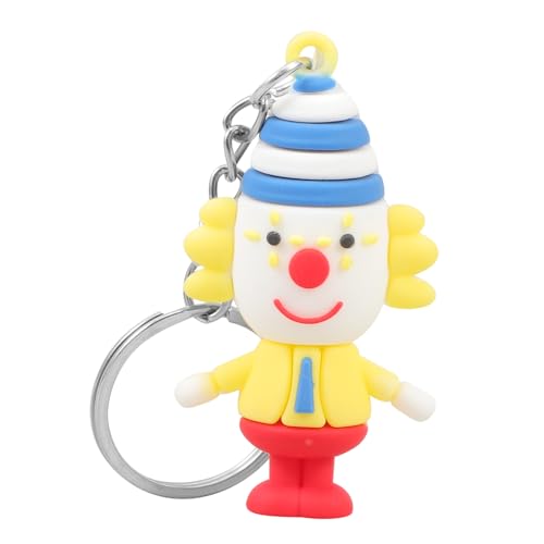 HOLIDYOYO Clown-puppen-schlüsselanhänger Klein Clownfigur Schlüsselanhänger in Clownform Zirkus Schlüsselanhänger Zubehör Für Karnevalsmottopartys Clownpuppe Schlüsselanhänger Zinklegierung von HOLIDYOYO