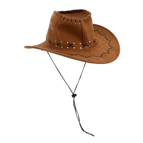 HOLIDYOYO Cowboyhut Western Stil Partyhut für Mädchen und Jungen Langlebig Leicht Bequemer Sitz Vielseitig für Kostümpartys und Freizeit Modisch und Niedlich HOLIDYOYO Cowboyhut Western Stil Partyhut für Mädchen und Jungen Langlebig Leicht Bequemer Sitz Vielseitig für Kostümpartys und Freizeit Modisch und Niedlich von HOLIDYOYO