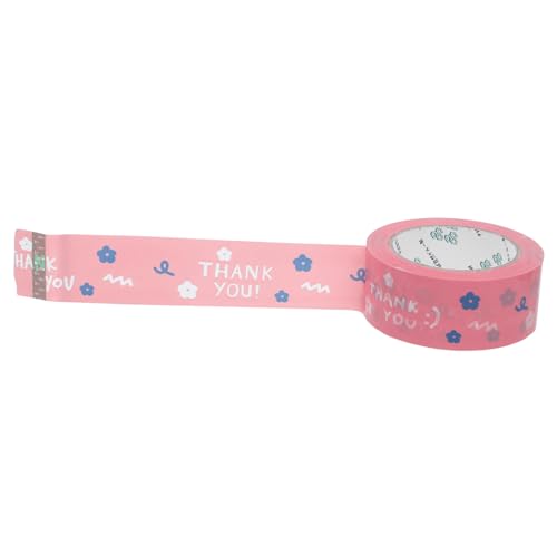 HOLIDYOYO Dankeschön-versiegelungsband Für Kartons, Dekoratives Klebeband Für Versand Und Verpackung, Ideal Zum Verpacken Von Geschenken Für Kleine Unternehmen Und Zum Mitnehmen Von Kartons von HOLIDYOYO